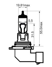 SCT GERMANY Лампа накаливания, основная фара 203003